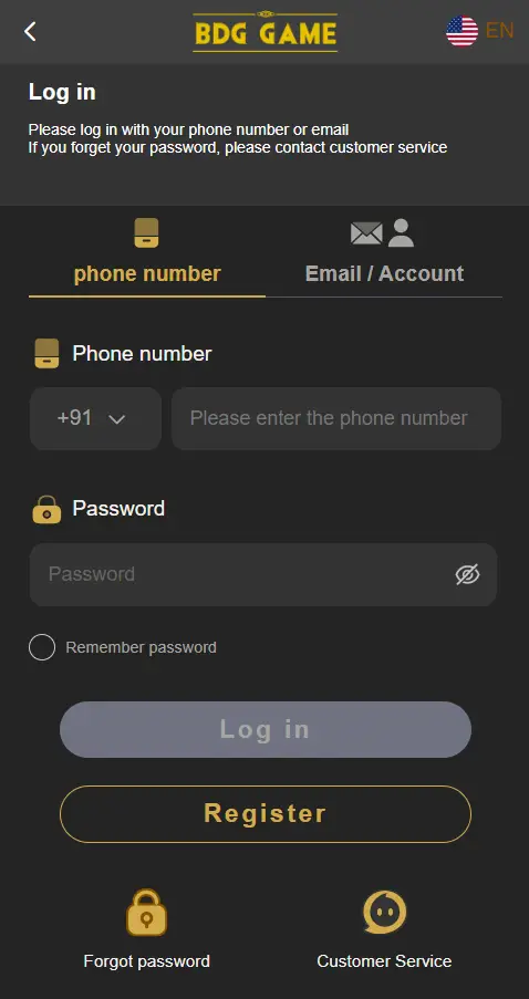 BDG-Game-Login-Guide